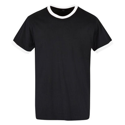 Black-White - Front - Build Your Brand Mens T-Shirt