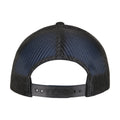 Black - Back - Flexfit Unisex Adult Recycled Polyester Trucker Cap