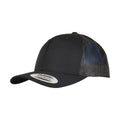 Black - Lifestyle - Flexfit Unisex Adult Recycled Polyester Trucker Cap