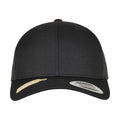Black - Front - Flexfit Unisex Adult Recycled Polyester Trucker Cap