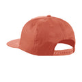 Terracotta - Back - Beechfield 5 Panel Organic Cotton Cap