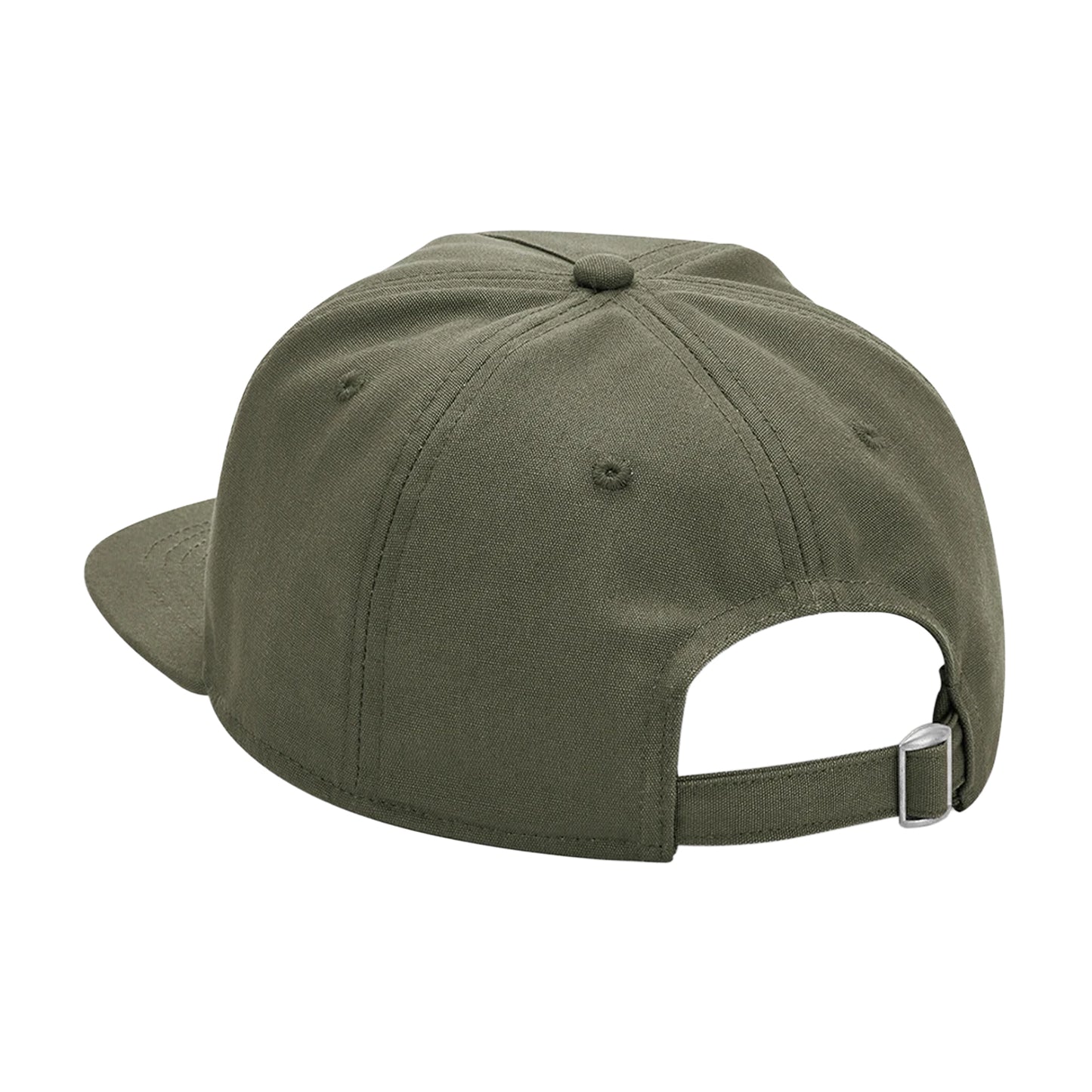 Olive Green - Back - Beechfield 5 Panel Organic Cotton Cap