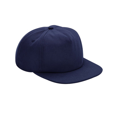 Oxford Navy - Front - Beechfield 5 Panel Organic Cotton Cap