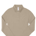 White - Front - B&C Mens My Long-Sleeved Polo Shirt