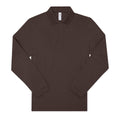 Roasted Coffee - Front - B&C Mens My Long-Sleeved Polo Shirt