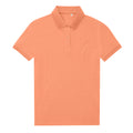 Melon Orange - Front - B&C Womens-Ladies My Eco Polo Shirt