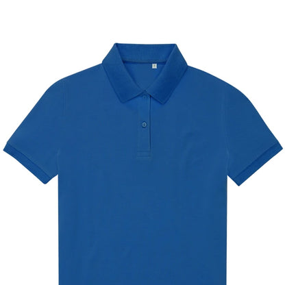 Royal Blue - Back - B&C Womens-Ladies My Eco Polo Shirt