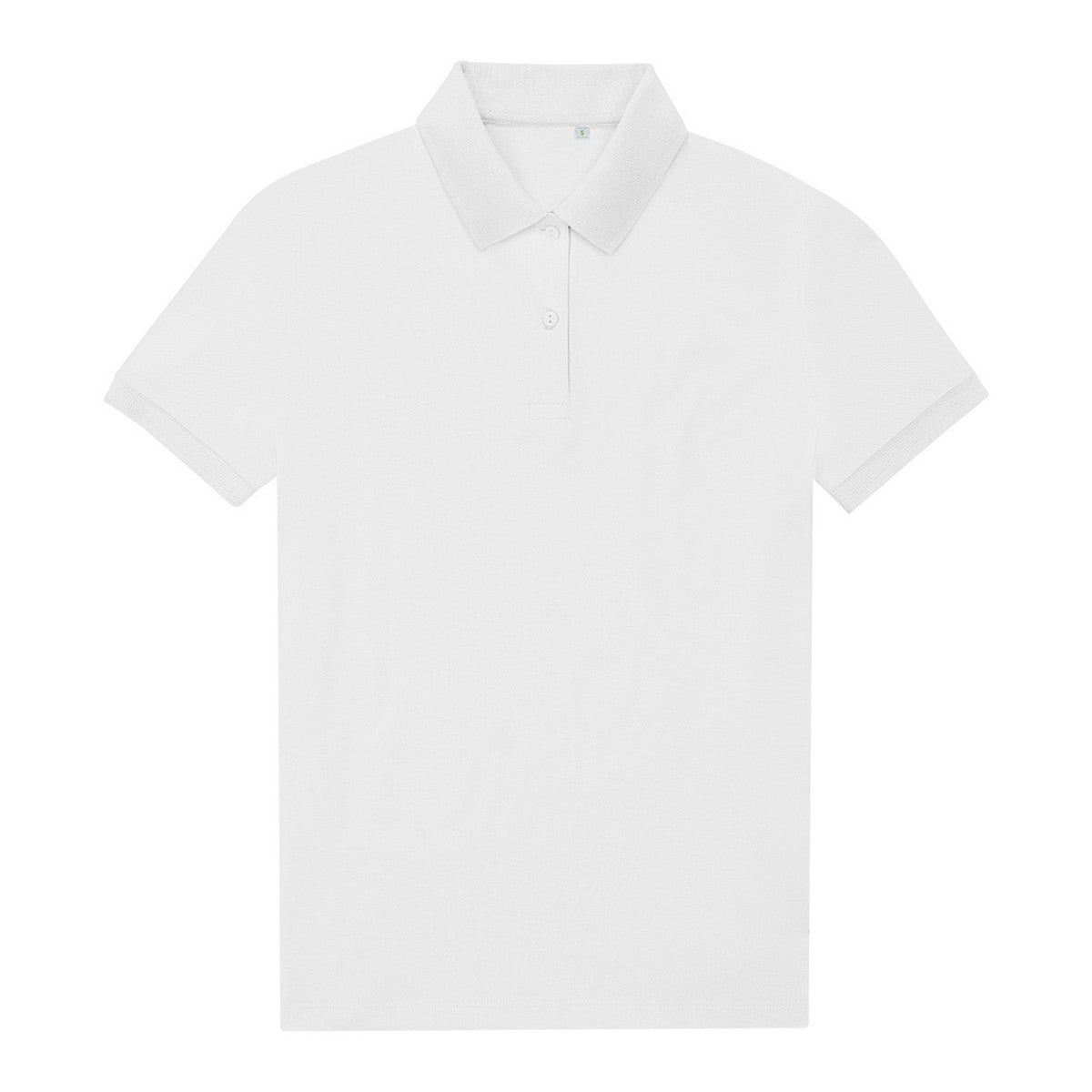 White - Front - B&C Womens-Ladies My Eco Polo Shirt
