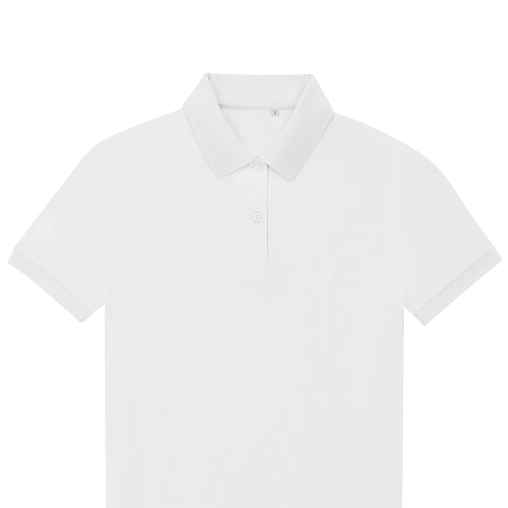 White - Back - B&C Womens-Ladies My Eco Polo Shirt