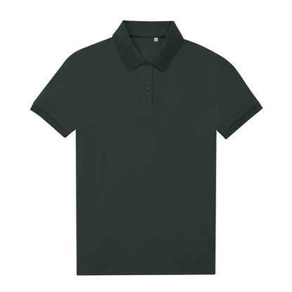 Dark Forest - Front - B&C Womens-Ladies My Eco Polo Shirt