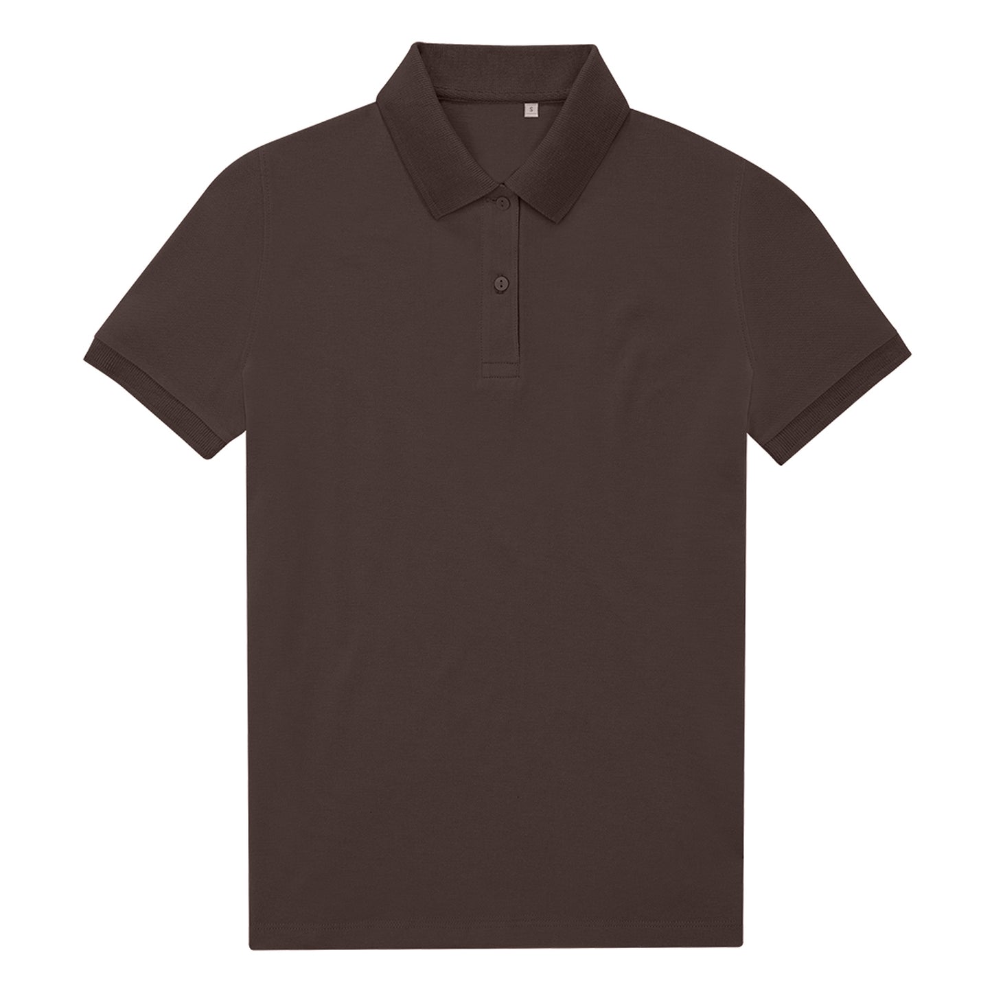 Roasted Coffee - Front - B&C Womens-Ladies My Eco Polo Shirt