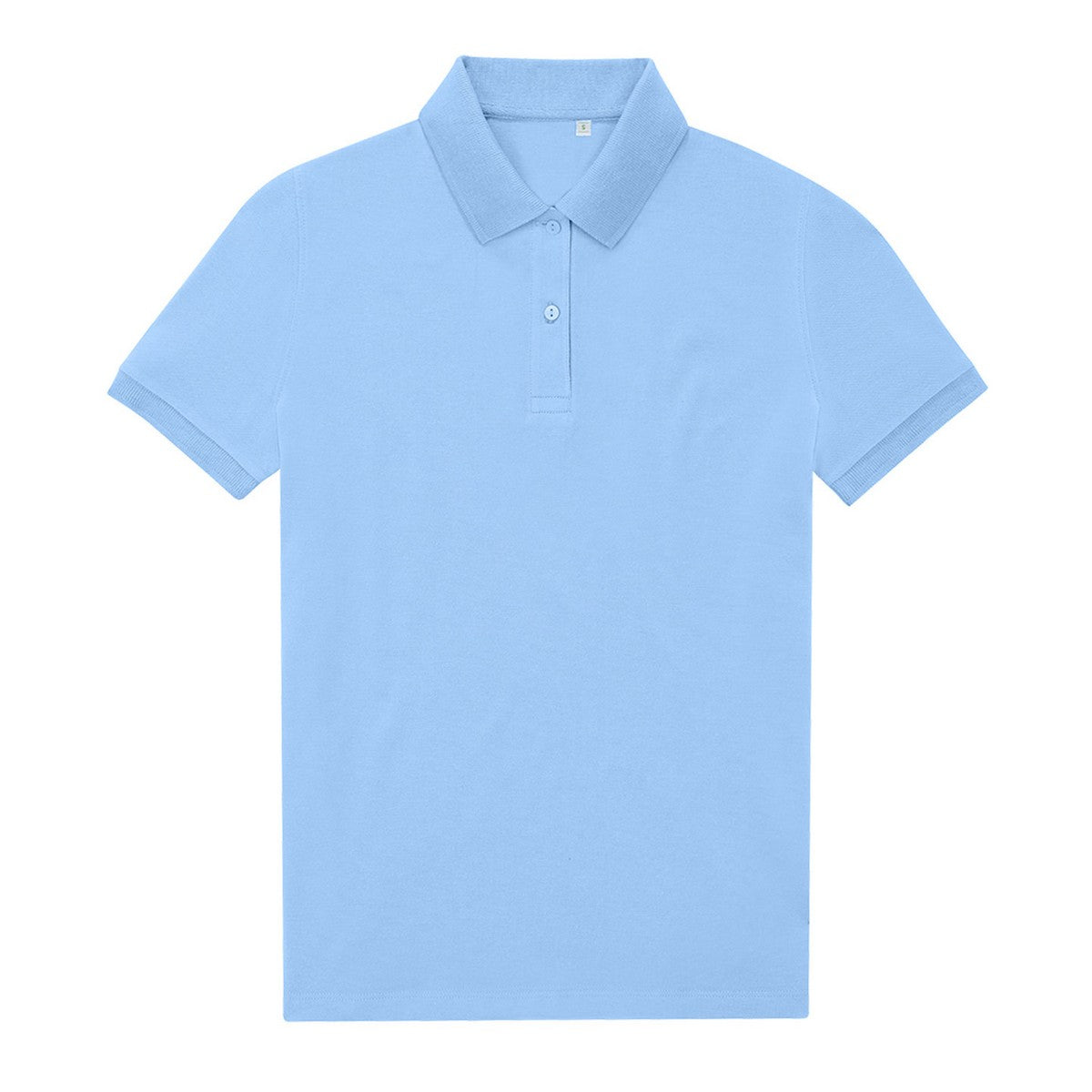 Lotus Blue - Front - B&C Womens-Ladies My Eco Polo Shirt