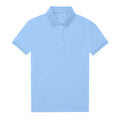 Pacific Grey - Front - B&C Womens-Ladies My Eco Polo Shirt