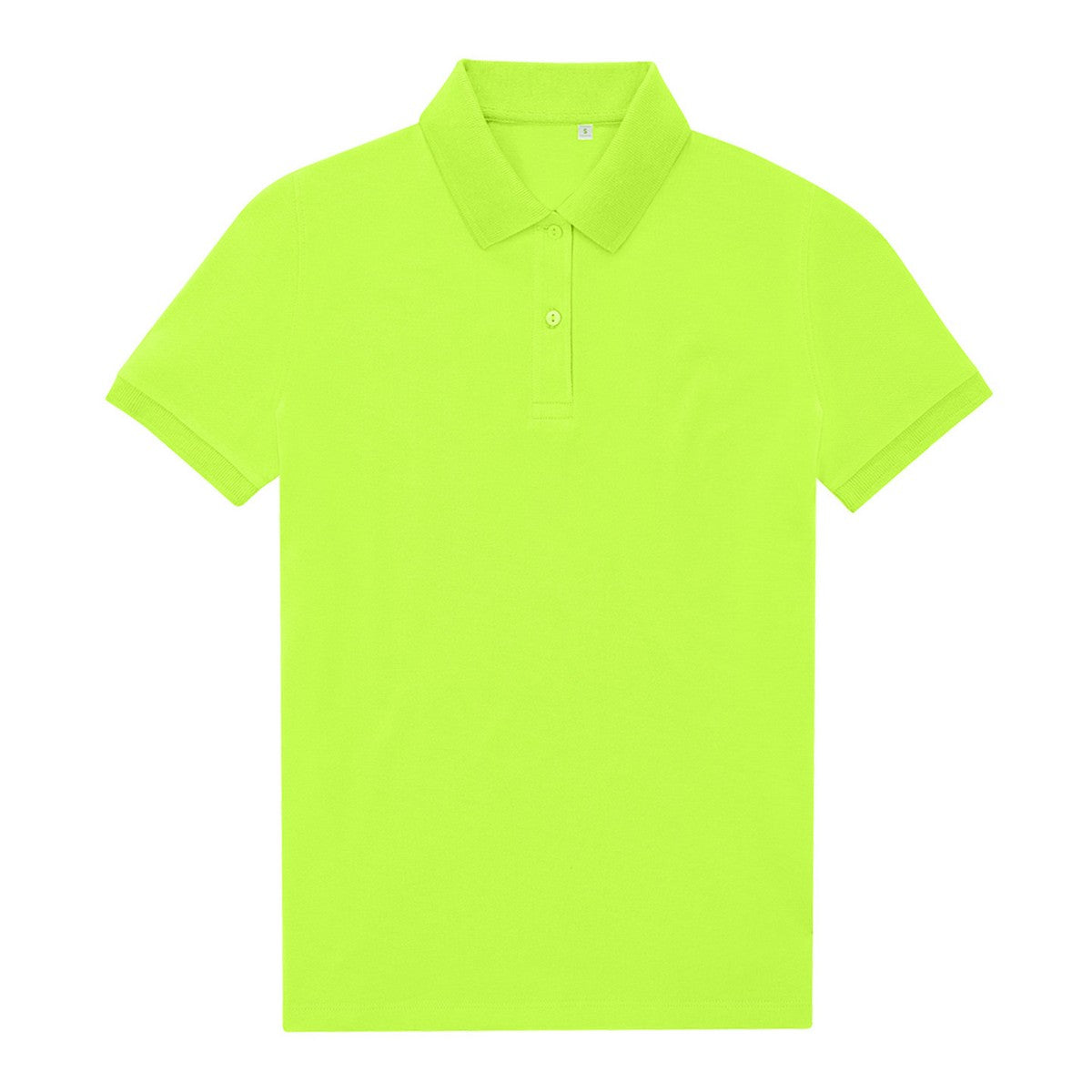 Acid Lime - Front - B&C Womens-Ladies My Eco Polo Shirt