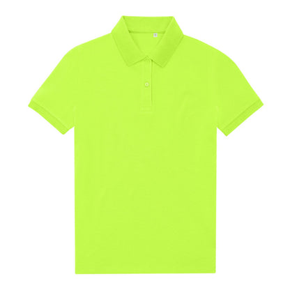 Acid Lime - Front - B&C Womens-Ladies My Eco Polo Shirt