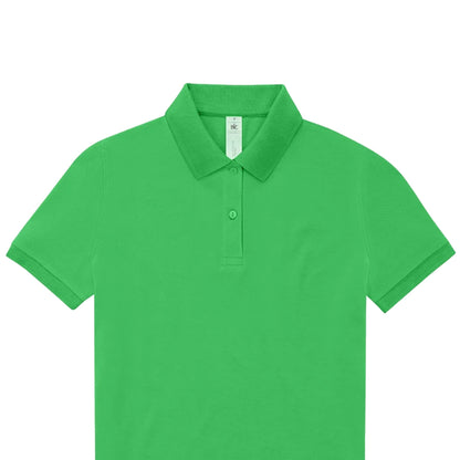Apple Green - Back - B&C Womens-Ladies My Polo Shirt