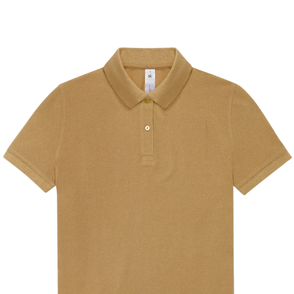 Meta Gold - Back - B&C Womens-Ladies My Polo Shirt