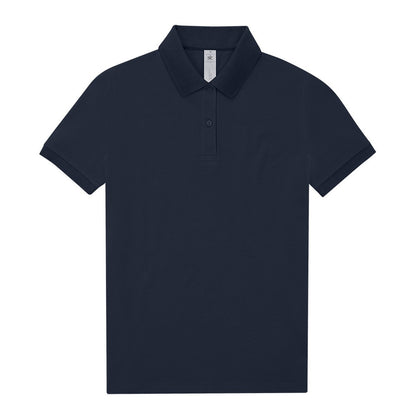 Navy - Front - B&C Womens-Ladies My Polo Shirt