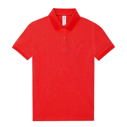 Red - Front - B&C Womens-Ladies My Polo Shirt