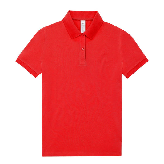 Red - Front - B&C Womens-Ladies My Polo Shirt