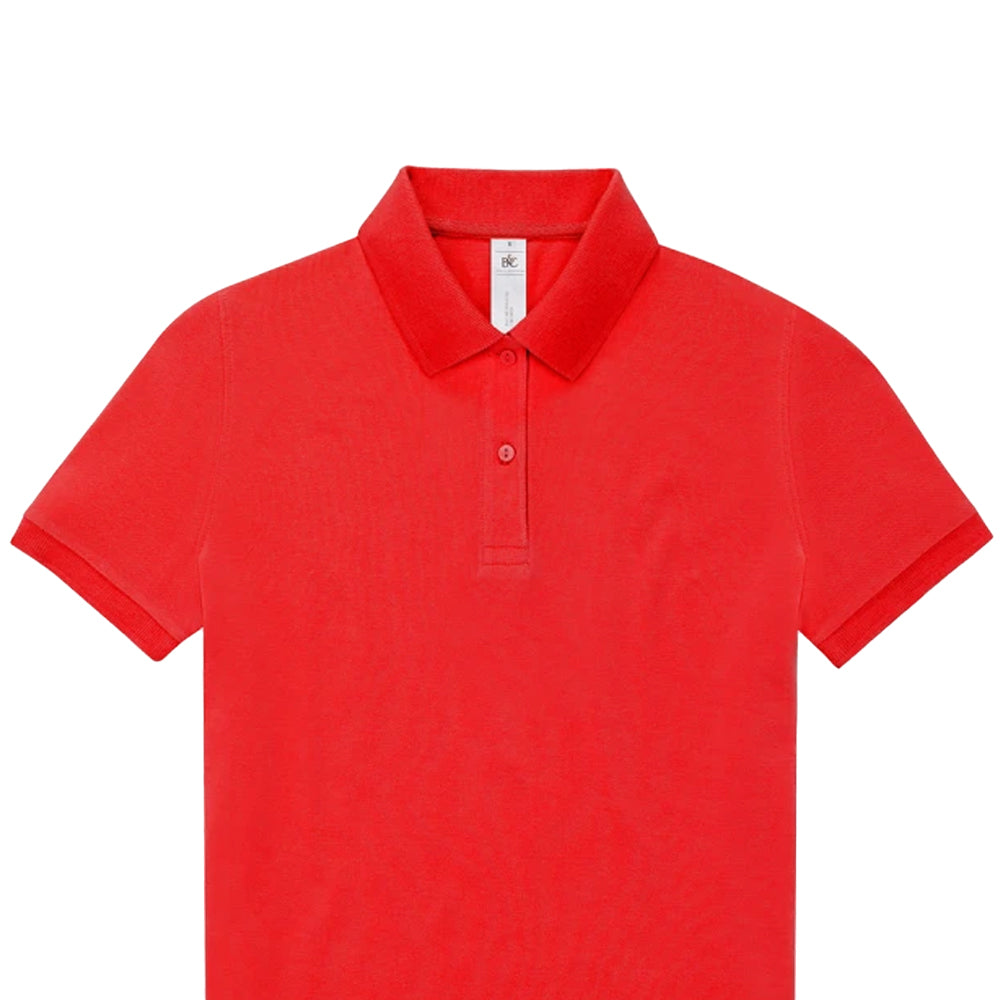 Red - Back - B&C Womens-Ladies My Polo Shirt