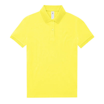 Solar Yellow - Front - B&C Womens-Ladies My Polo Shirt
