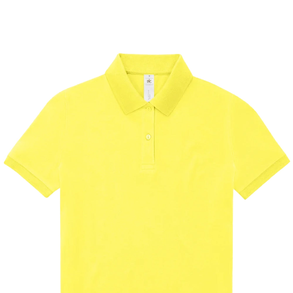 Solar Yellow - Back - B&C Womens-Ladies My Polo Shirt
