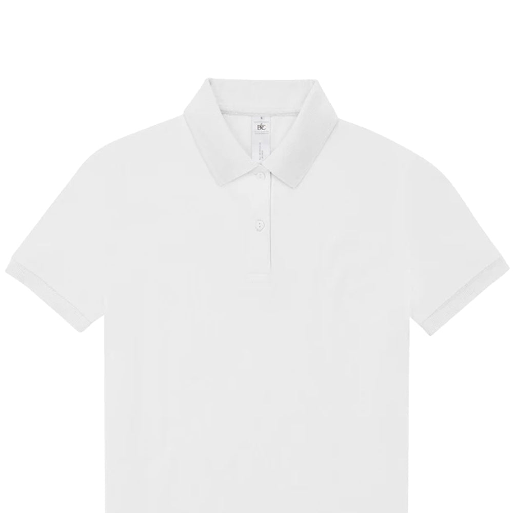 White - Back - B&C Womens-Ladies My Polo Shirt