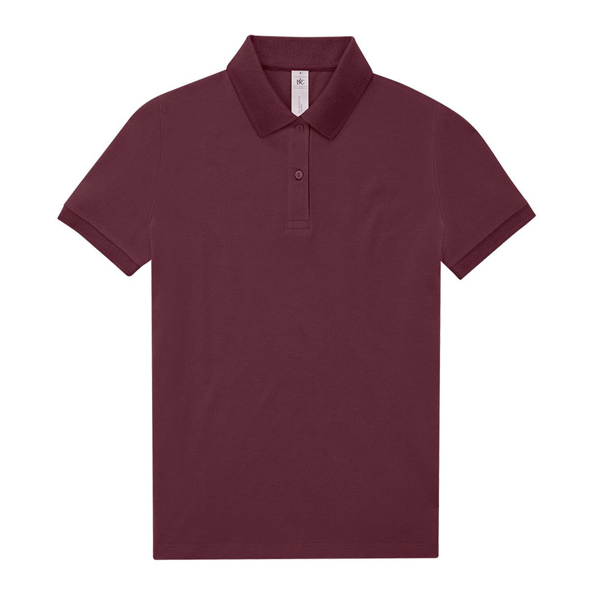 Burgundy - Front - B&C Womens-Ladies My Polo Shirt