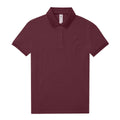 Burgundy - Front - B&C Womens-Ladies My Polo Shirt