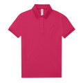 Red - Front - B&C Womens-Ladies My Polo Shirt