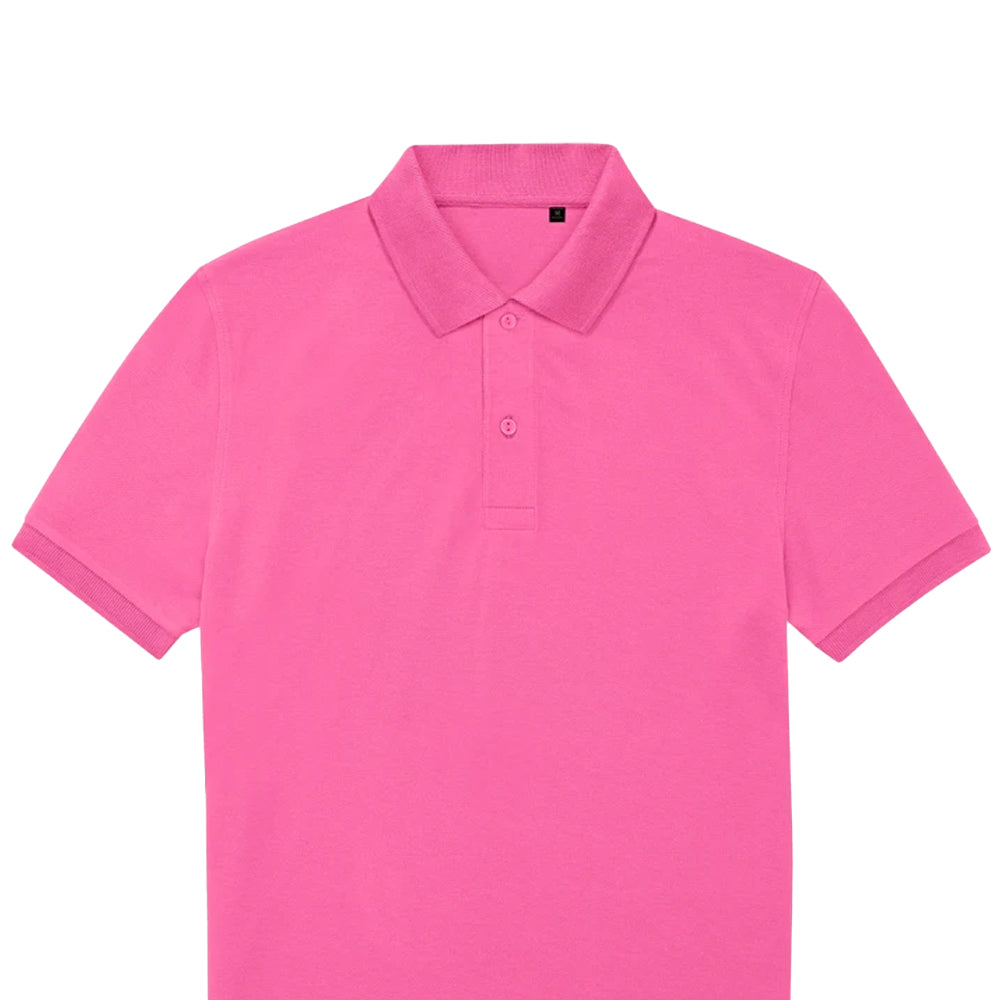 Lotus Pink - Back - B&C Mens My Eco Polo Shirt