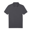 Dark Grey - Front - B&C Mens My Eco Polo Shirt