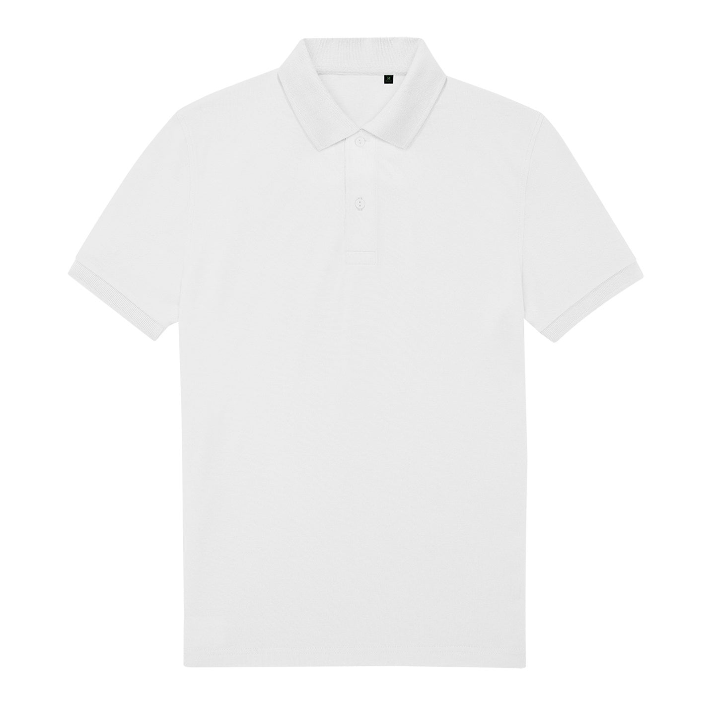 White - Front - B&C Mens My Eco Polo Shirt