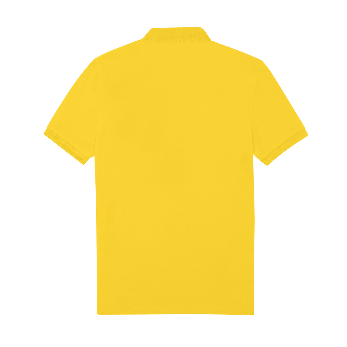 Pop Yellow - Back - B&C Mens My Eco Polo Shirt