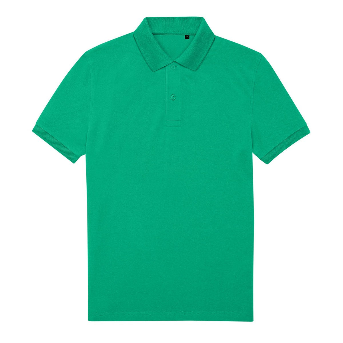 Pop Green - Front - B&C Mens My Eco Polo Shirt