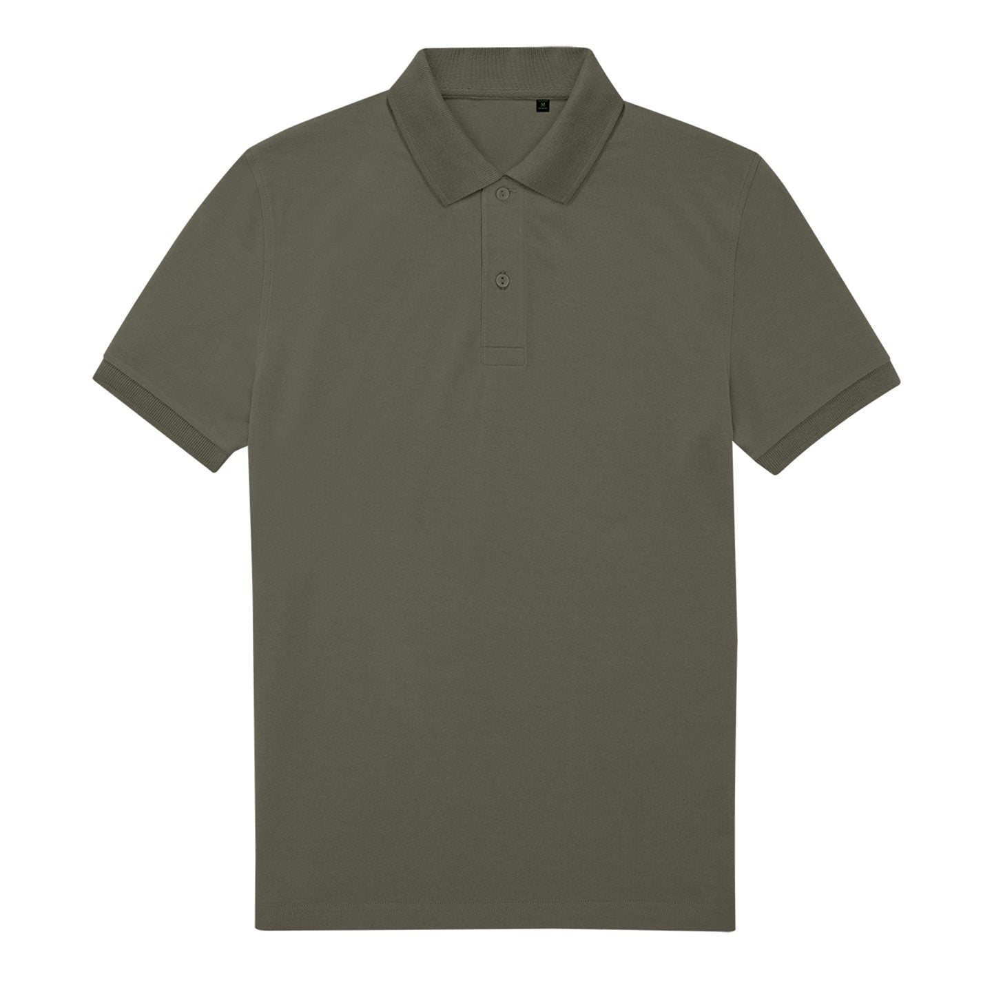 Camo Green - Front - B&C Mens My Eco Polo Shirt