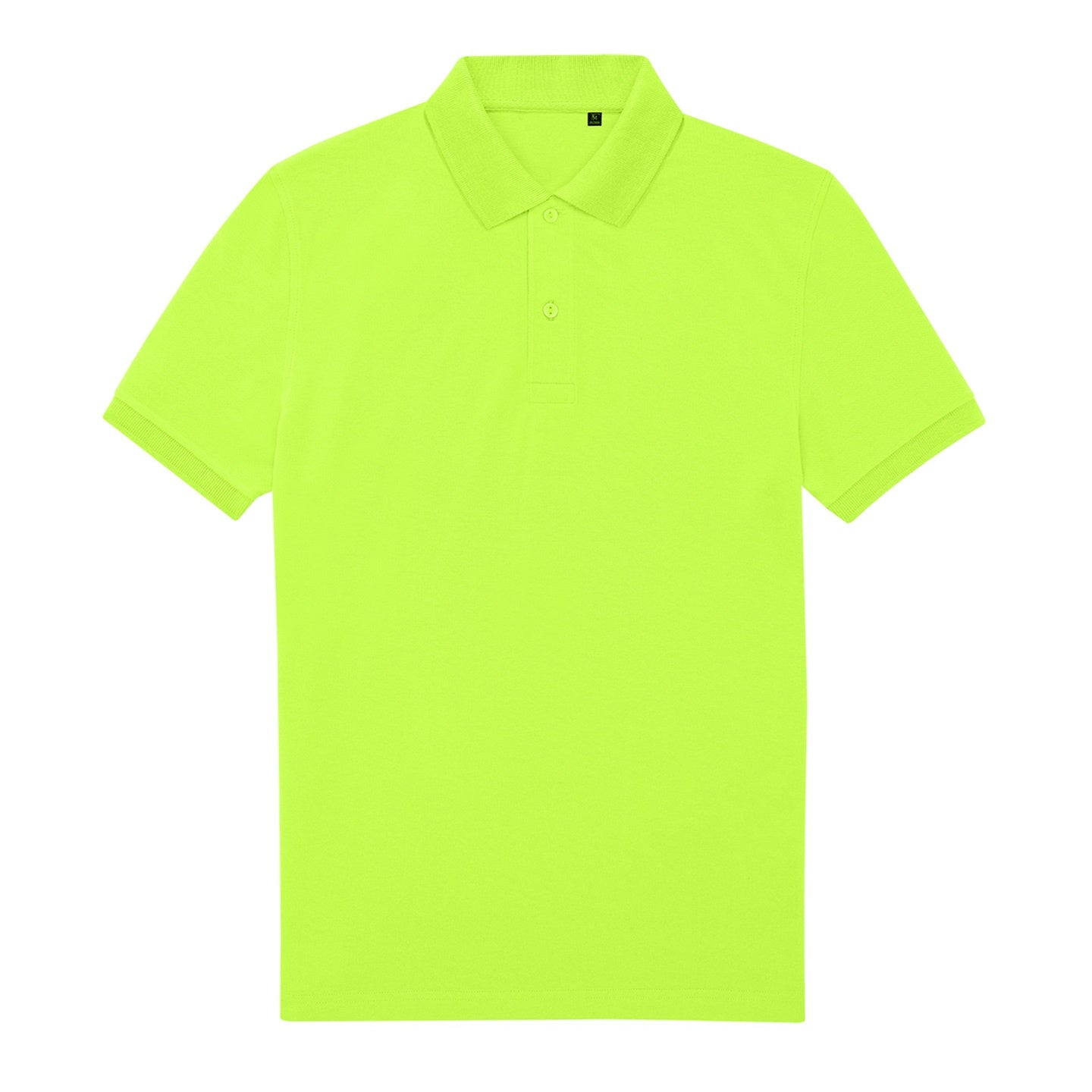 Acid Lime - Front - B&C Mens My Eco Polo Shirt