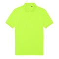 Acid Lime - Front - B&C Mens My Eco Polo Shirt