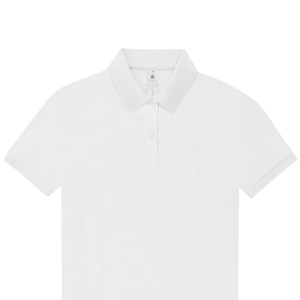 White - Back - B&C Womens-Ladies My Polo Shirt
