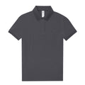 Dark Grey - Front - B&C Womens-Ladies My Polo Shirt