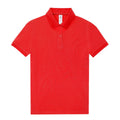 Red - Front - B&C Womens-Ladies My Polo Shirt