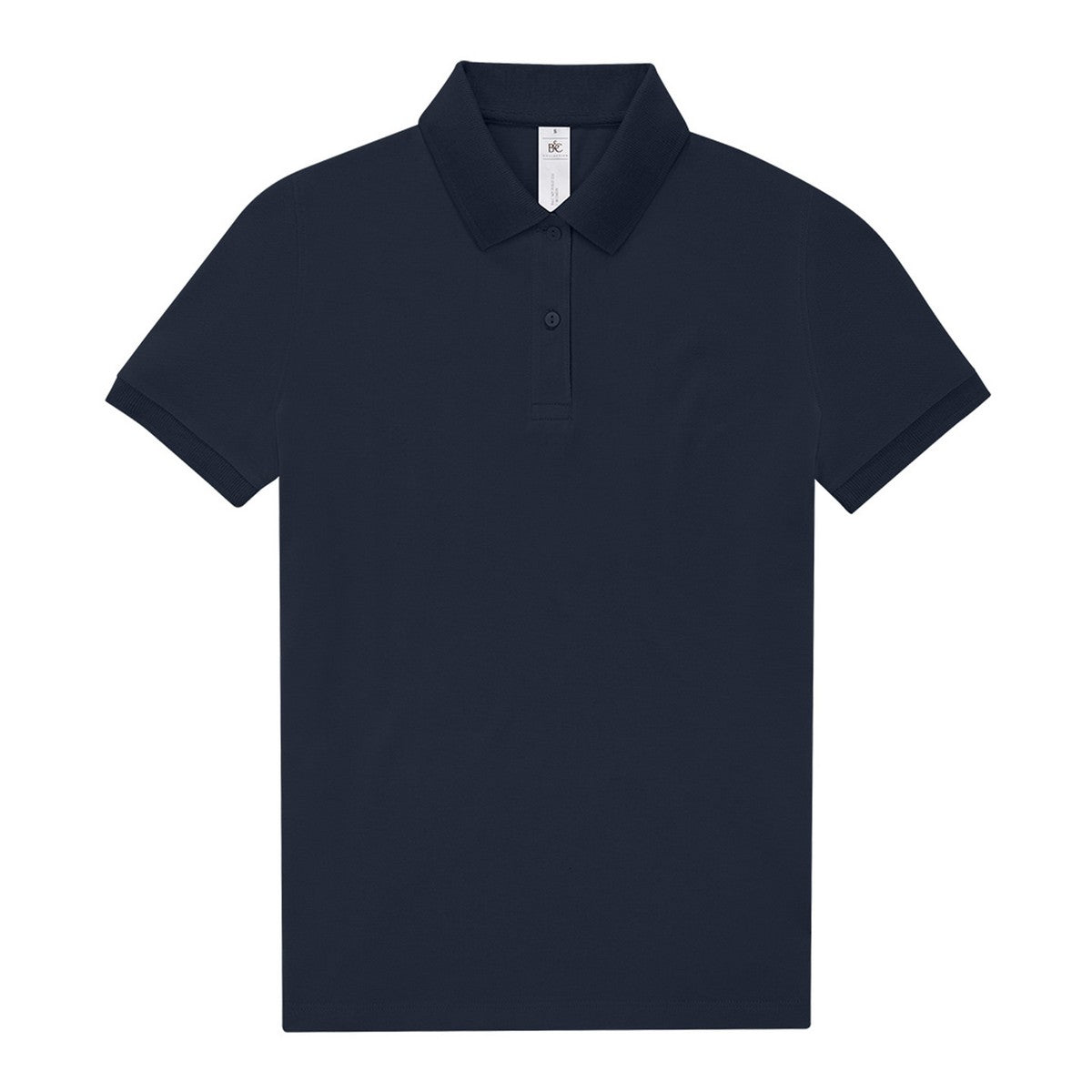 Navy - Front - B&C Womens-Ladies My Polo Shirt