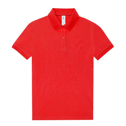 Red - Front - B&C Womens-Ladies My Polo Shirt