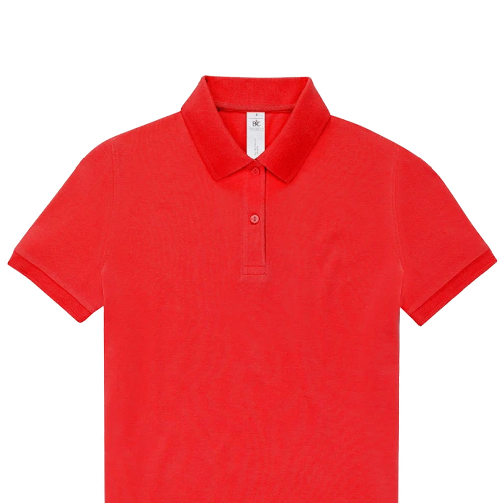 Red - Back - B&C Womens-Ladies My Polo Shirt
