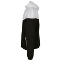 Black-White - Side - Build Your Brand Mens Tech Two Tone Jacket