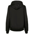 Black - Back - Build Your Brand Womens-Ladies Windrunner Two Tone Jacket