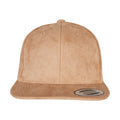 Khaki - Lifestyle - Flexfit Unisex Adult Faux Suede Snapback Cap