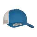 Steel Blue-Silver - Back - Flexfit Unisex Adult Retro Two Tone Trucker Cap