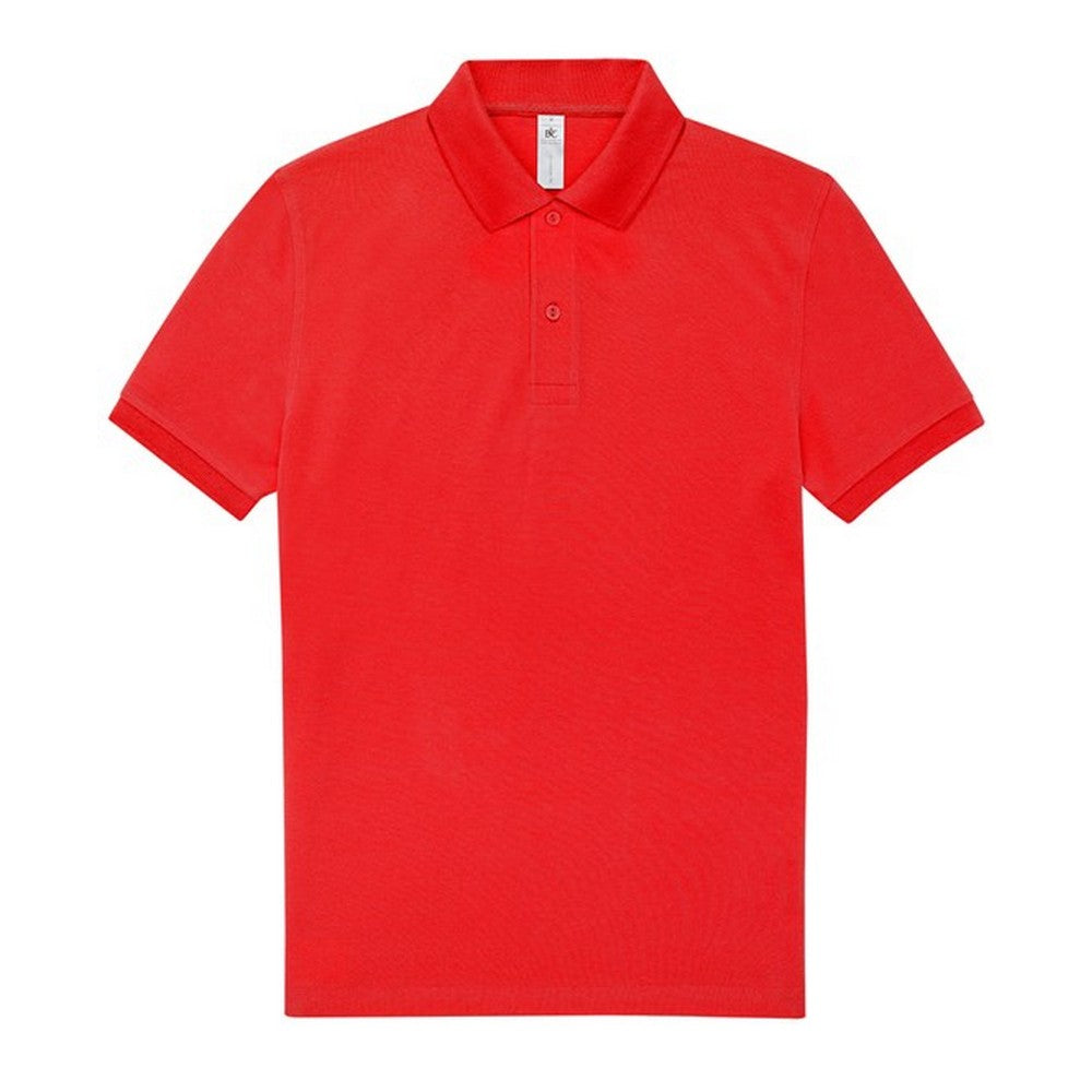 Red - Front - B&C Mens My Polo Shirt